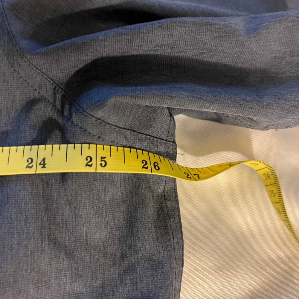 Flag & Anthem Men's Heather Blue Madeflex UPF Performance Button-Down‎ Shirt XXL - Picture 10 of 15